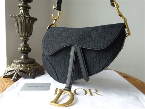 gold dior saddle bag|dior black leather saddle bag.